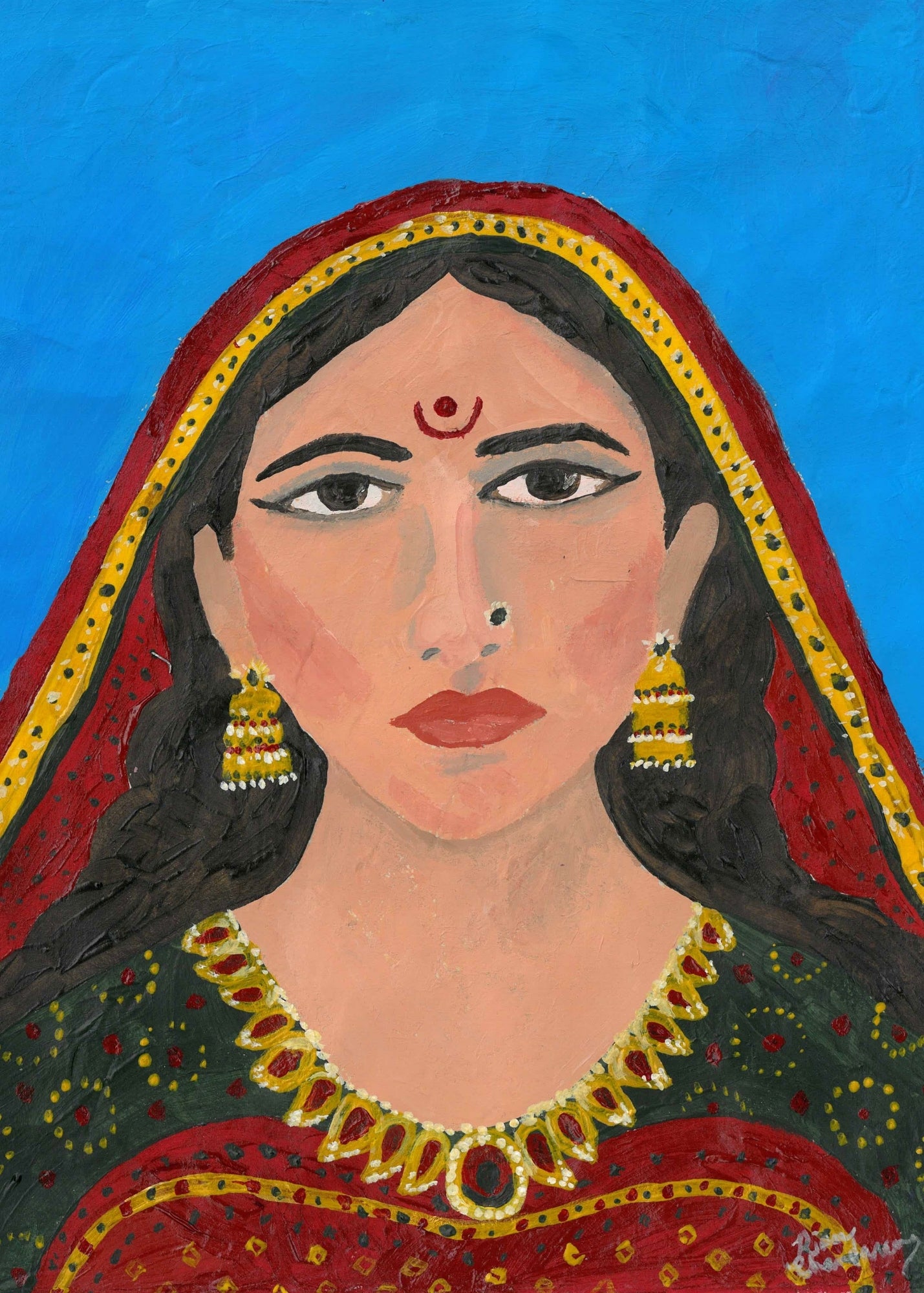 Daughters of Kathiawar Fine Art Print