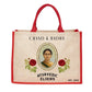 Jute Shoulder Tote Bag